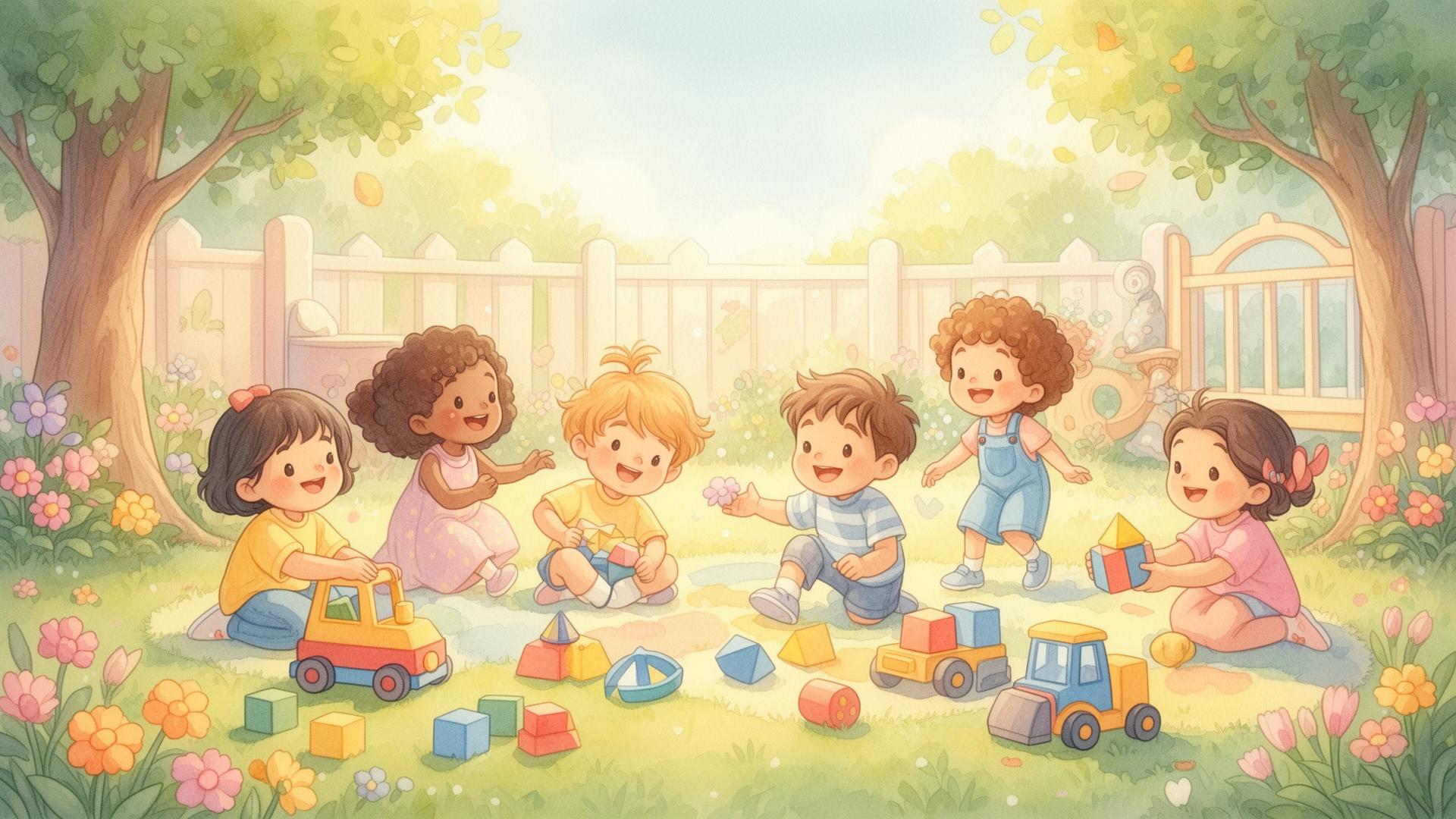 Happy children at MyKindergarten Munich